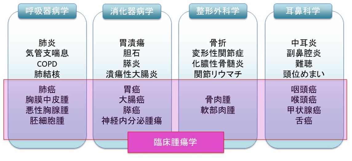 腫瘍内科の特徴