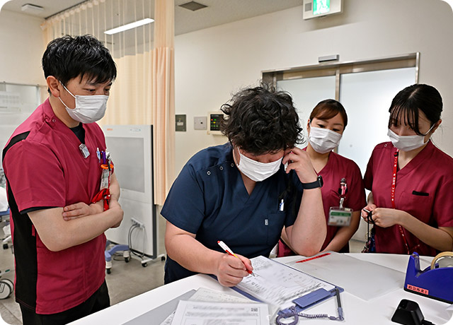 救急隊からの搬送受入要請