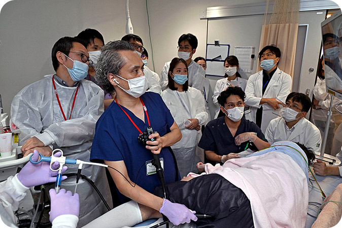 大圃 研先生によるESD治療